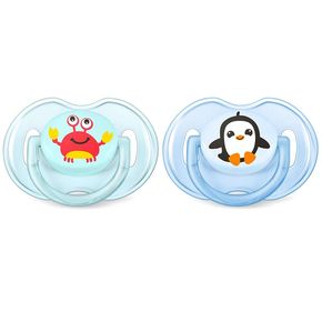Пустушка для хлопчиків Avent Classic 2шт 0 + SCF169 / 35 